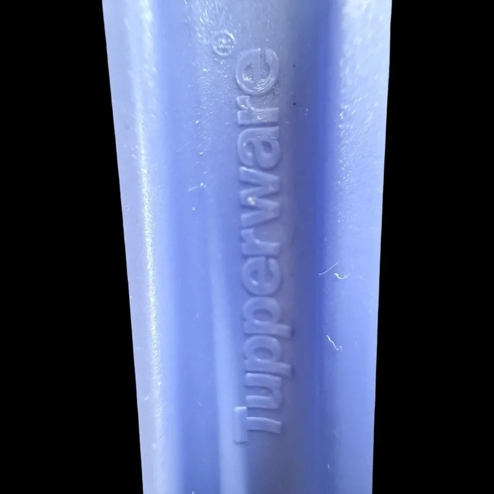 Tupperware Rice Paddle Spoon Scraper Long #3189C-4 Blue